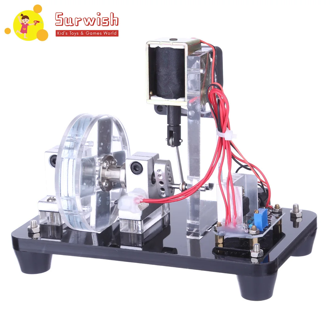 High Power Single Coil Electromagnet Reciprocating Motor Physical Experiment Model
High Power Single Coil Electromagnet Reciprocating Motor Physical Experiment Model