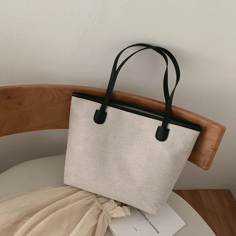2020 New Simple And Versatile White Large-Capacity Canvas Bag Women Shoulder Bag Casual Art Tote Bag
2020 New Simple And Versatile White Large-Capacity Canvas Bag Women Shoulder Bag Casual Art Tote Bag