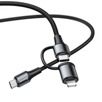 Baseus 2in1 USB Type C to USB Type C Cable & Quick Charge PD Cable for iPhone Cable USB C to for Apple Lightning Charging Cable
Baseus 2in1 USB Type C to USB Type C Cable & Quick Charge PD Cable for iPhone Cable USB C to for Apple Lightning Charging Cable