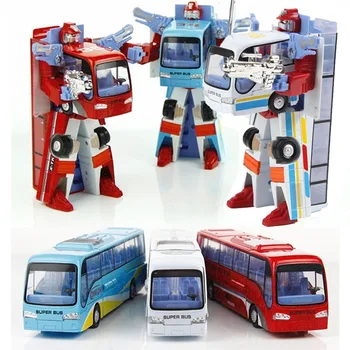New Style Poly Alloy deformed bus Robot Transformation Bus Car Toys Alloy Deformation Police Robot Bus Toys For Kids children
New Style Poly Alloy deformed bus Robot Transformation Bus Car Toys Alloy Deformation Police Robot Bus Toys For Kids children