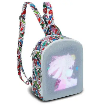 Women LED Display Screen Backpacks Smart WIFI Version Control Light Screen Women Bag
Women LED Display Screen Backpacks Smart WIFI Version Control Light Screen Women Bag