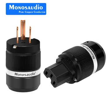 Monosaudio M100/F100 Pure Copper AC US plug Red copper US Version Power Plug IEC Connector for audio power cable
Monosaudio M100/F100 Pure Copper AC US plug Red copper US Version Power Plug IEC Connector for audio power cable