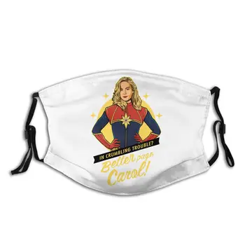 Captain Marvel Better Page Carol Unisex Reusable Face Mask with Filter Anti Haze Dustproof Mask Respirator Mouth Muffle
Captain Marvel Better Page Carol Unisex Reusable Face Mask with Filter Anti Haze Dustproof Mask Respirator Mouth Muffle