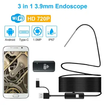 AN97 720P Endoscope Otoscope WiFi Ear Cleaning Multi-function Convertible Connection Design 6LED Ear Scope Inspection Camera
AN97 720P Endoscope Otoscope WiFi Ear Cleaning Multi-function Convertible Connection Design 6LED Ear Scope Inspection Camera