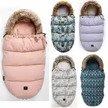 עבה מעטפה חמה תינוקות תינוק עגלת שק שינה מחמם ידי רגל תינוקות חורף Windproof רגל כיסוי(China)