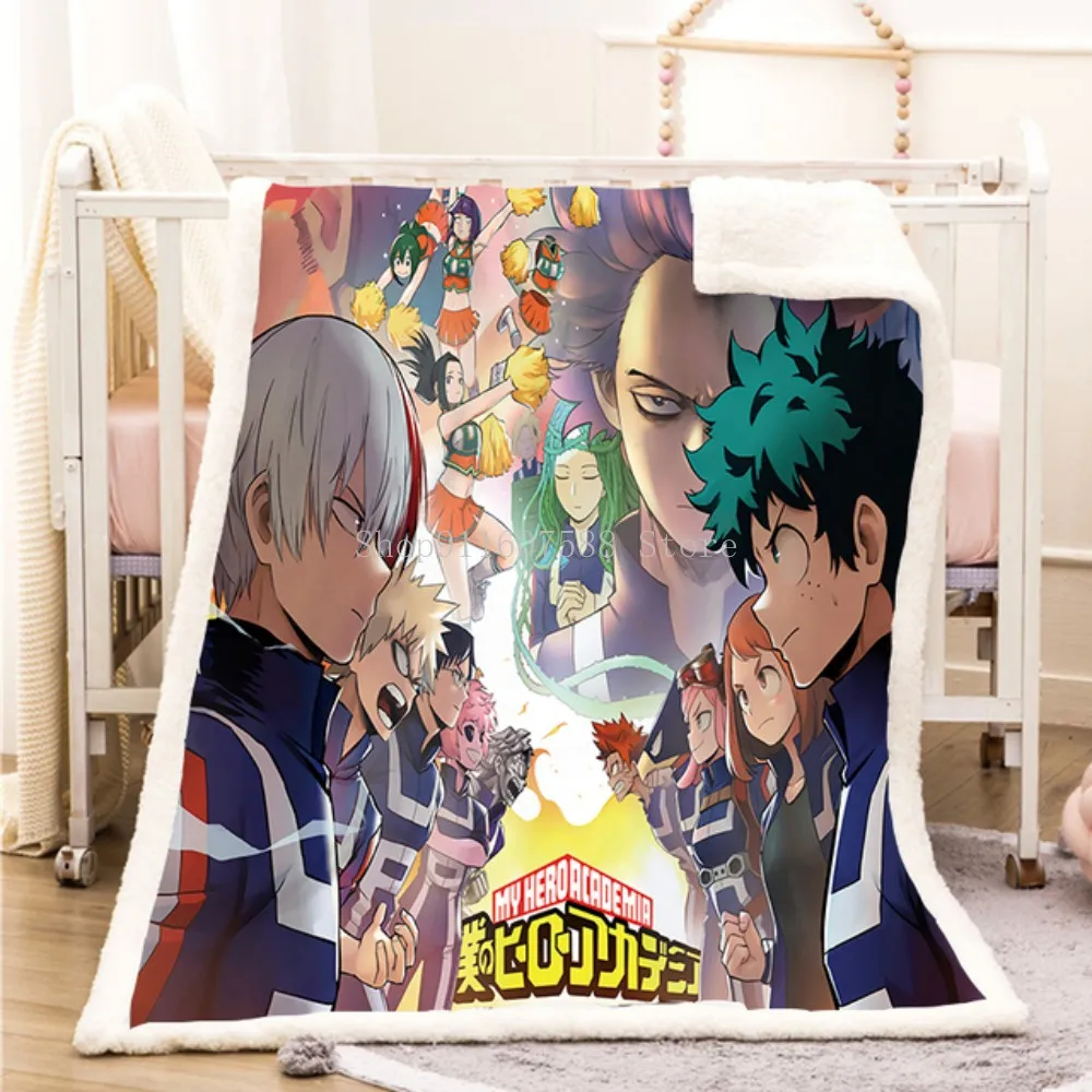 3D Print Anime My Hero Academia Blanket Midoriya Izuku Fleece Travel Quilt Sofa Keep Warm Throw Plush Blankets Custom Bedspread
3D Print Anime My Hero Academia Blanket Midoriya Izuku Fleece Travel Quilt Sofa Keep Warm Throw Plush Blankets Custom Bedspread