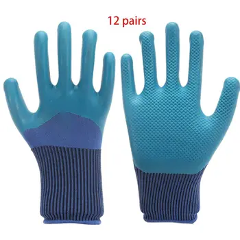 12 Pairs Emulsion Wear-Resistant Work Protection Gloves Breathable Construction Site Rubber Coated Non-Slip Protective
12 Pairs Emulsion Wear-Resistant Work Protection Gloves Breathable Construction Site Rubber Coated Non-Slip Protective