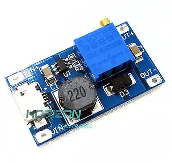 2A booster board DC-DC step-up module input 2/24V to 5/9/12 / 28V Replace XL6009 HOT
2A booster board DC-DC step-up module input 2/24V to 5/9/12 / 28V Replace XL6009 HOT