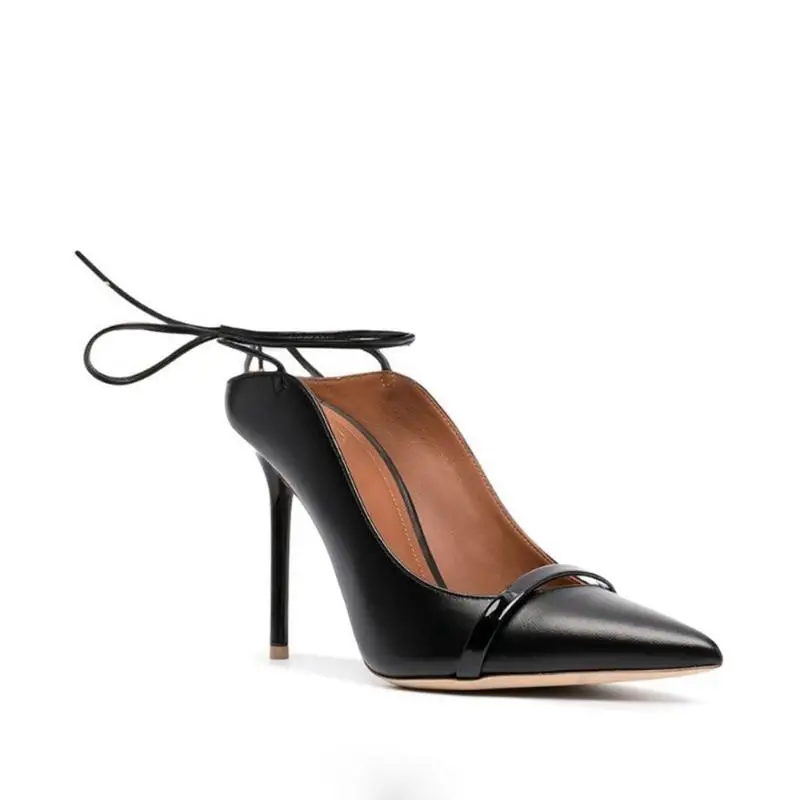 Women's Pumps Fashion Single Shoes Pointed High Heel Sandals Genuine Leather Black Slingbacks Office Ol Shoe Summer Sandalias
Women's Pumps Fashion Single Shoes Pointed High Heel Sandals Genuine Leather Black Slingbacks Office Ol Shoe Summer Sandalias