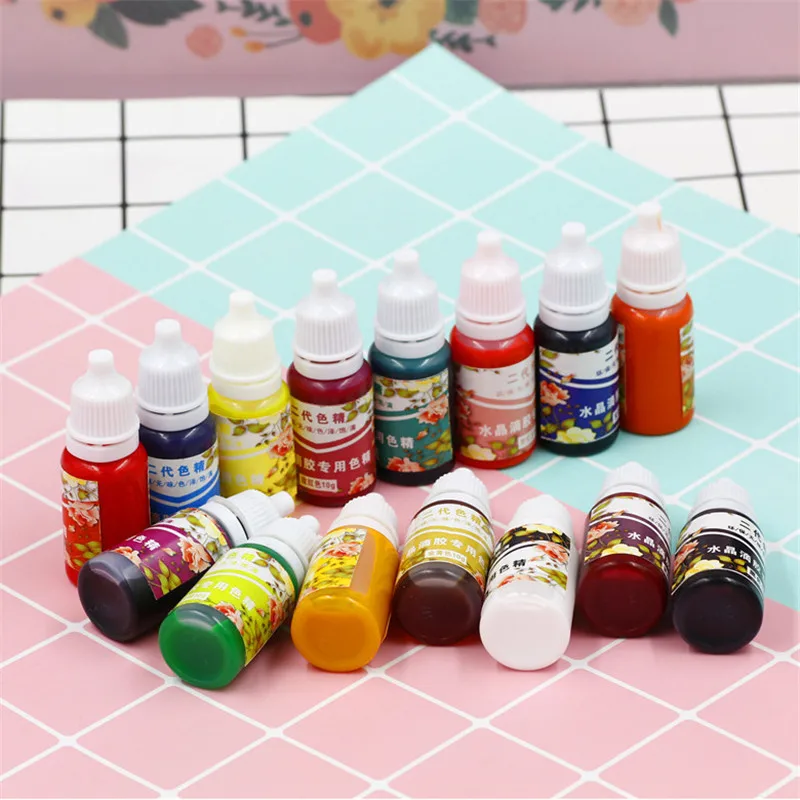 10ml Epoxy Resin Pigment UV Resin Coloring Dye Colorant эпоксидная смола resina Dye DIY Handmade Jewelry Making Tools 15 Colors
10ml Epoxy Resin Pigment UV Resin Coloring Dye Colorant эпоксидная смола resina Dye DIY Handmade Jewelry Making Tools 15 Colors