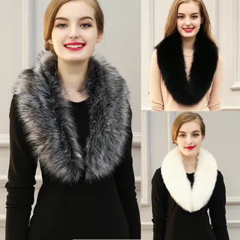 Women new faux fox fur collar multicolor shawl collar fur female fashion autumn and winter warm shawl scarves
Women new faux fox fur collar multicolor shawl collar fur female fashion autumn and winter warm shawl scarves