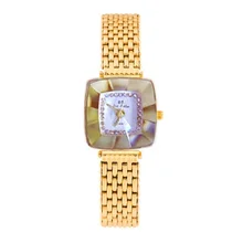 

Bee Sister Square Woman Watch 2022 Brand Luxury Ladies Silver Gold Color Small Stainless Steel Dial Relogios Femininos De Pulso