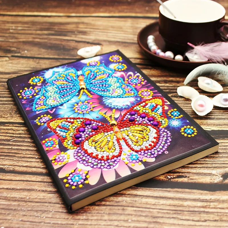 HeeBenor Store Diamond Notebook Butterfly Pattern Diamond Painting Cross Stitch A5 64 Pages Diary Book Christmas for Home Decor
HeeBenor Store Diamond Notebook Butterfly Pattern Diamond Painting Cross Stitch A5 64 Pages Diary Book Christmas for Home Decor