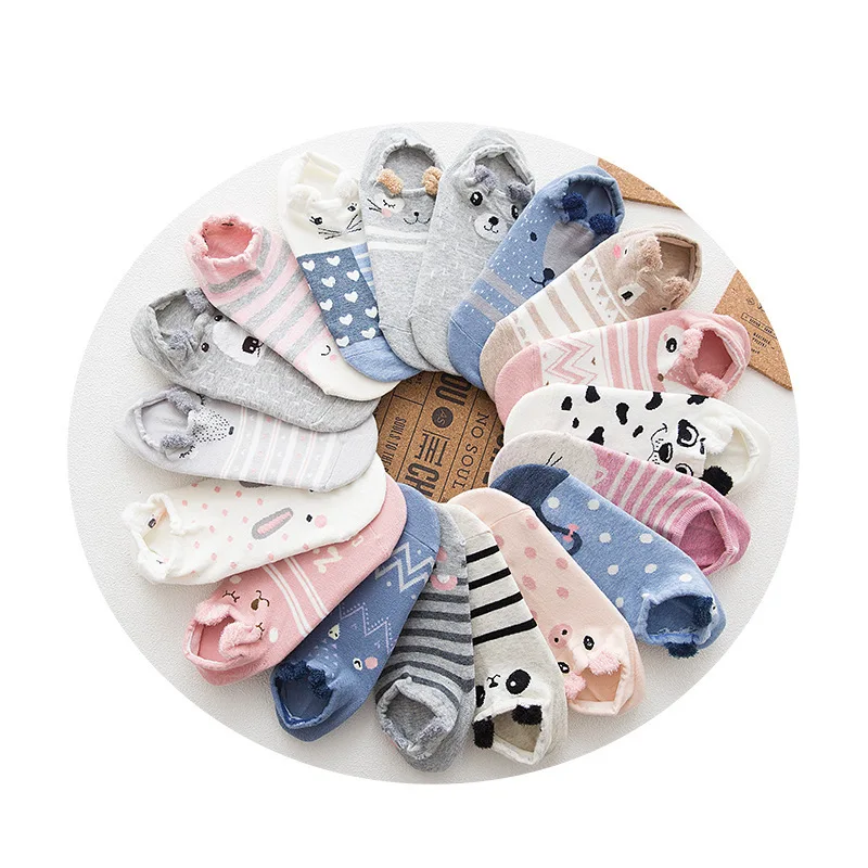 Japanese Cartoon Cute Socks WomenSpring Summer Ins Funky Three-Dimensional Cat Dog Ear Animal Funny Pure Cotton Invisible Socks
Japanese Cartoon Cute Socks WomenSpring Summer Ins Funky Three-Dimensional Cat Dog Ear Animal Funny Pure Cotton Invisible Socks