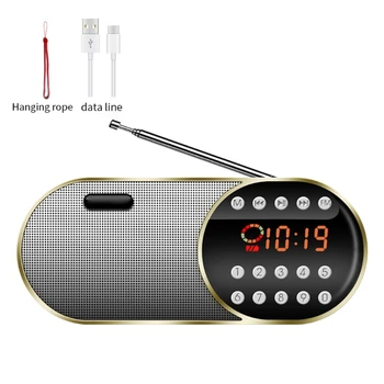 Radio Receiver Speaker FM AM Digital Stereo Mini MP3 Music Player Portable Radio with LCD Display Camping Outdoor Elderly
Radio Receiver Speaker FM AM Digital Stereo Mini MP3 Music Player Portable Radio with LCD Display Camping Outdoor Elderly