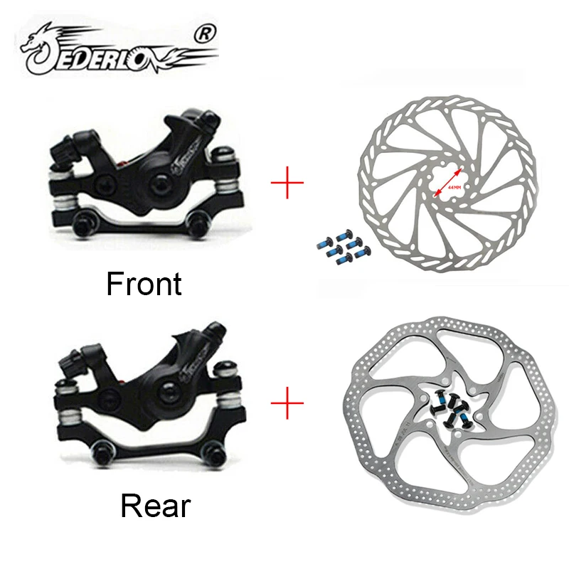 JEDERLO MTB Bike Alloy Mechanical Disc Brake rotor 160 180 MM Calipers Clip Rotor Set Front Rear Mountain Bicycle Parts
JEDERLO MTB Bike Alloy Mechanical Disc Brake rotor 160 180 MM Calipers Clip Rotor Set Front Rear Mountain Bicycle Parts