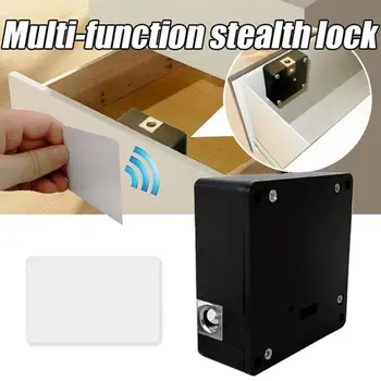 Electronic Keyless Digital Door Lock, Invisible RFID Locker hidden For Private Wardrobe Cabinet Card Drawer Lock Lock Door Z0S4 
Electronic Keyless Digital Door Lock, Invisible RFID Locker hidden For Private Wardrobe Cabinet Card Drawer Lock Lock Door Z0S4