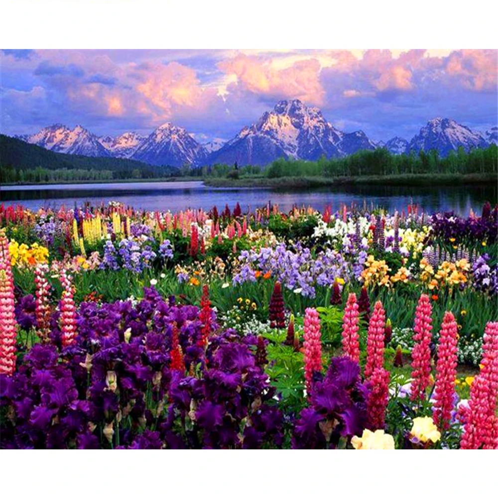 Sea of Flowers 40X50cm Painting By Numbers with Combo Inner Frame and Colorful Paper Box Package and Color Baselines Canvas
Sea of Flowers 40X50cm Painting By Numbers with Combo Inner Frame and Colorful Paper Box Package and Color Baselines Canvas