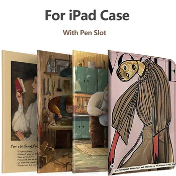 For iPad Pro 2020 Case 11 Inch With Pen Slot Silicone Retro Art Flip Case For iPad Air 1 2 3 Case 9.7 Mini 4 5 2019 Case Cover
For iPad Pro 2020 Case 11 Inch With Pen Slot Silicone Retro Art Flip Case For iPad Air 1 2 3 Case 9.7 Mini 4 5 2019 Case Cover