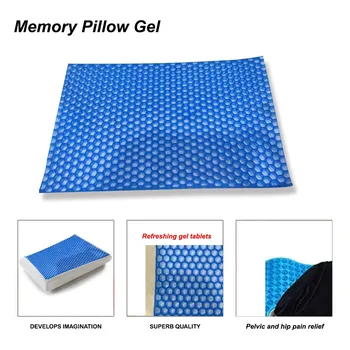 Memory Pillow Foam White Bed Gel Pillow Blue Orthopedic Neck Cushion For Sleeping Travel Fatigue Relief Health Cushion#T 
Memory Pillow Foam White Bed Gel Pillow Blue Orthopedic Neck Cushion For Sleeping Travel Fatigue Relief Health Cushion#T