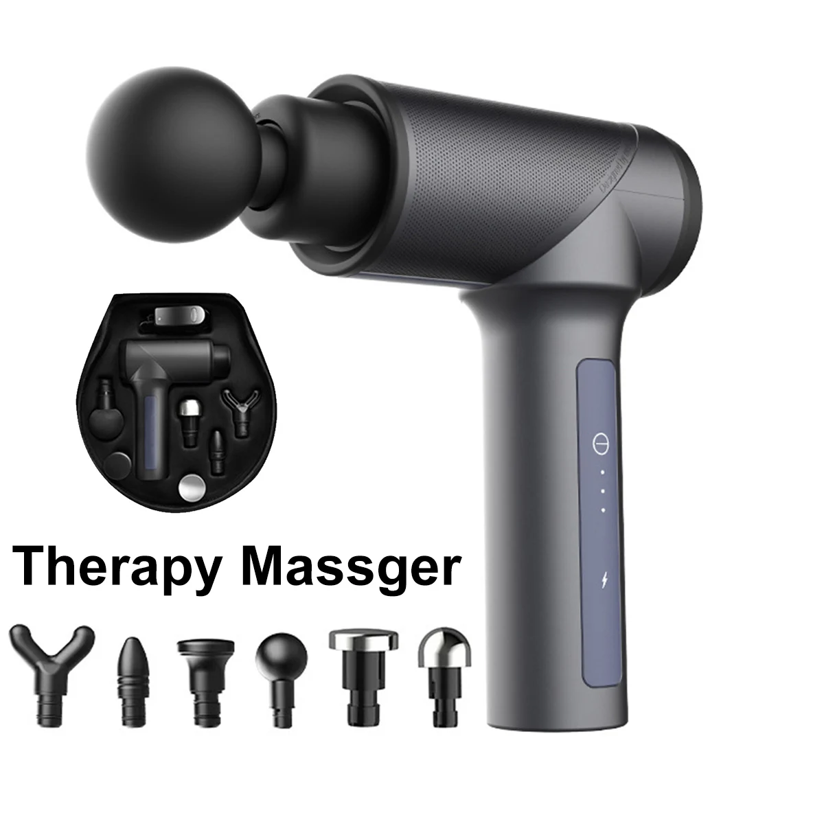 Mini Muscle Massage Gun 5 Gears Electric Vibration Body Tissue Massager Deep Relaxed Pain Relief Muscle Stimulator Theragun+Bag
Mini Muscle Massage Gun 5 Gears Electric Vibration Body Tissue Massager Deep Relaxed Pain Relief Muscle Stimulator Theragun+Bag