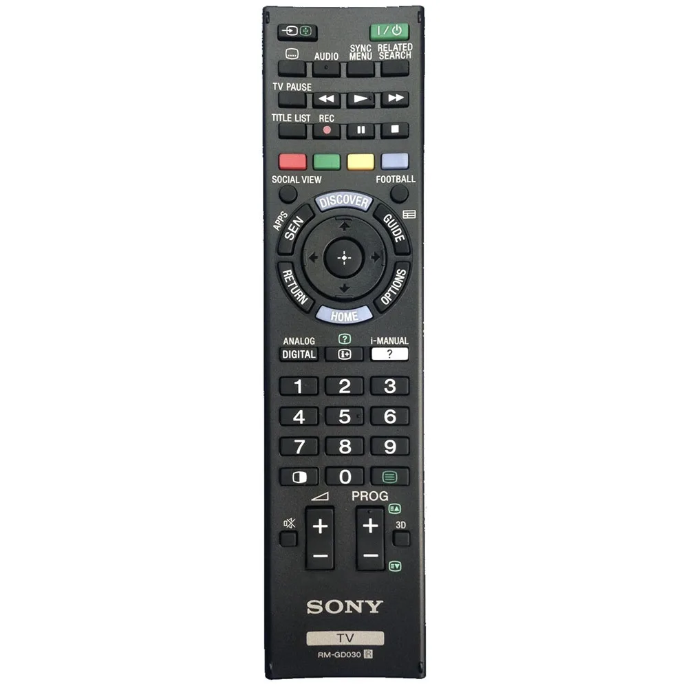 Original Remote Control RM-GD030 RMGD030 R FOR Sony KDL-32W700B KDL-42W700B KDL-50W800B TV Remote Control Without Battery
Original Remote Control RM-GD030 RMGD030 R FOR Sony KDL-32W700B KDL-42W700B KDL-50W800B TV Remote Control Without Battery