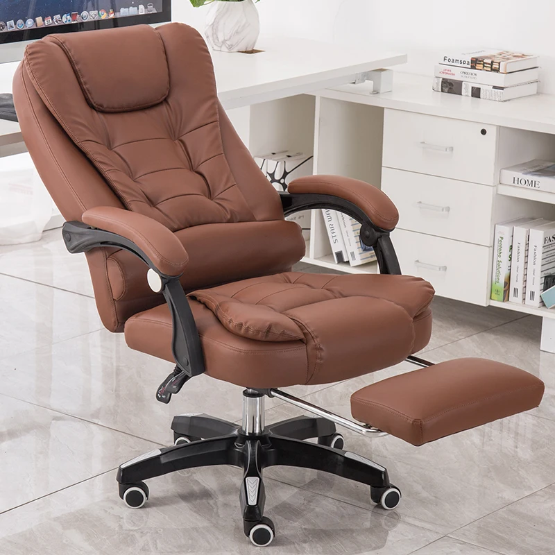 Computer Chair Home Office Chair Boss Chair Lift Seat Modern Simple Swivel Chair Back Can Lie Lazy Comfortable Chair