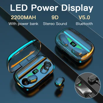 9D Stereo bass true wireless headphones sport waterproof noise canceling bluetooth earphone tws earbuds with hd mic for phones
9D Stereo bass true wireless headphones sport waterproof noise canceling bluetooth earphone tws earbuds with hd mic for phones