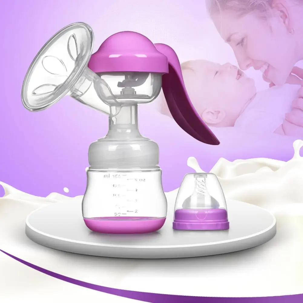 150ML Manual Breast Pump with Suction Feeding Nipple Breastfeeding Device PP Silicone Portable Breast Pump
150ML Manual Breast Pump with Suction Feeding Nipple Breastfeeding Device PP Silicone Portable Breast Pump