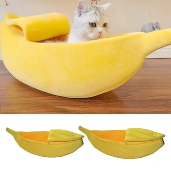 Pet Cat Bed House Banana Shaped Warm Punny Dogs Sofa Sleeping Playing Rest Bed
Pet Cat Bed House Banana Shaped Warm Punny Dogs Sofa Sleeping Playing Rest Bed