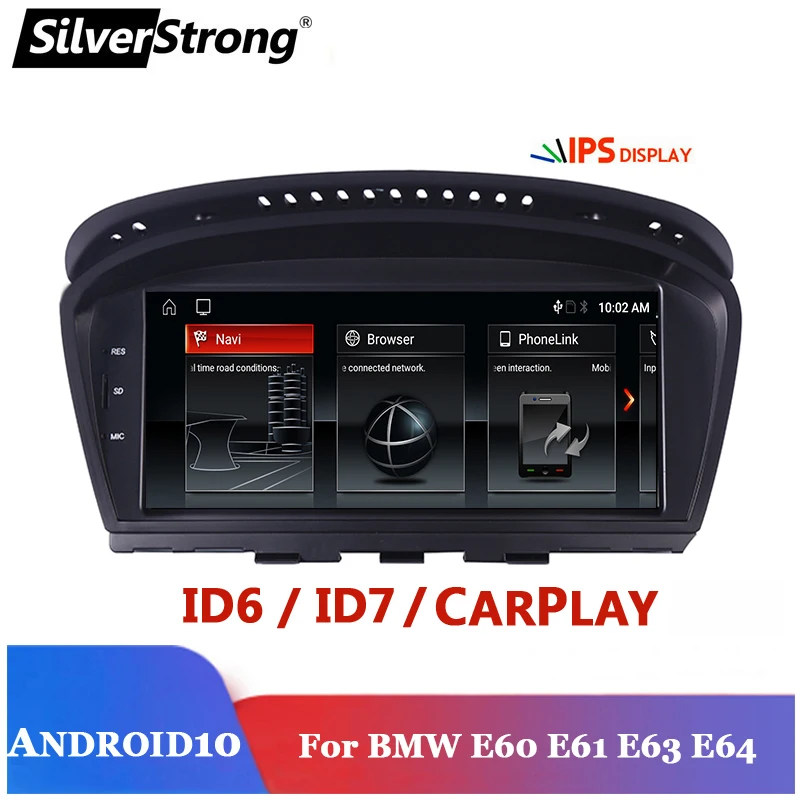 Android 10 E60 мультимедийный плеер для BMW 5 серии E61 E63 E64 E90 E91 E92 525 530 CCC CIC iDrive 720P Поддержка