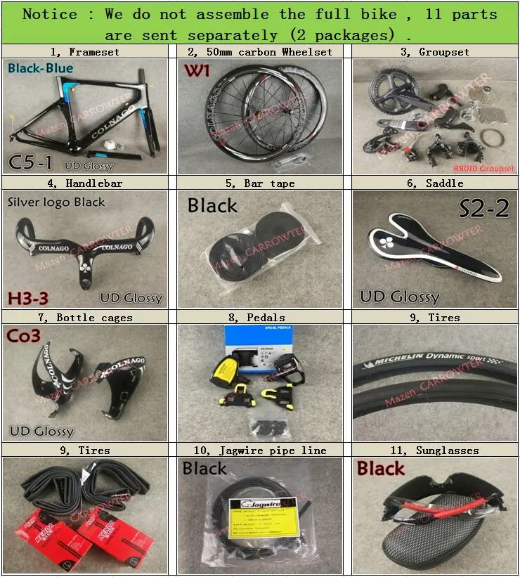 Cheap Black-Blue Colnago CONCEPT full Bike Complete carbon road bicycle With R8010 groupset 50mm carbon wheelset Novatec A271 hubs 4 Cheap Black-Blue Colnago CONCEPT full Bike Complete carbon road bicycle With R8010 groupset 50mm carbon wheelset Novatec A271 hubs 4