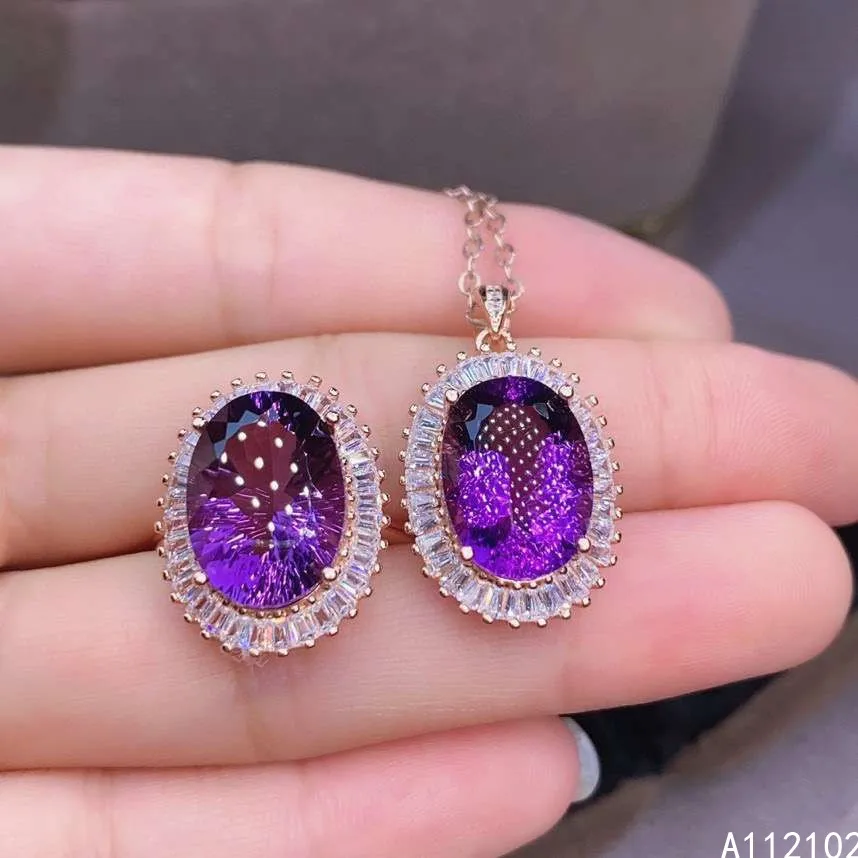 KJJEAXCMY fine jewelry 925 sterling silver inlaid natural Amethyst ring pendant fashion girl suit support test
KJJEAXCMY fine jewelry 925 sterling silver inlaid natural Amethyst ring pendant fashion girl suit support test