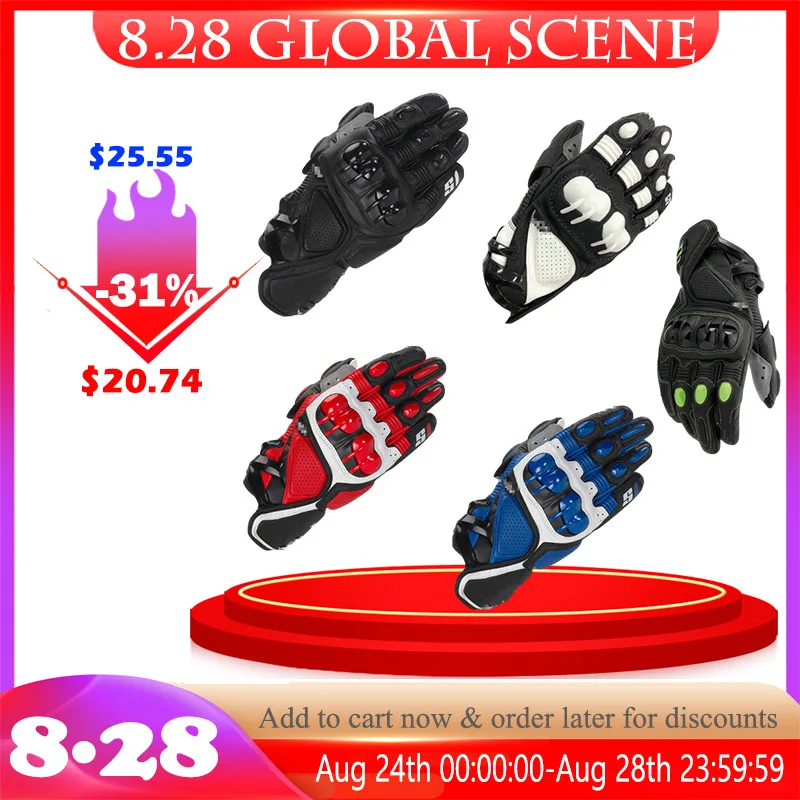 Motorcycle Gloves Leather Glove Riding Black Stars Full Finger Anti-fall Protection Alpine Motocross Motorcycle Short Gloves
Motorcycle Gloves Leather Glove Riding Black Stars Full Finger Anti-fall Protection Alpine Motocross Motorcycle Short Gloves