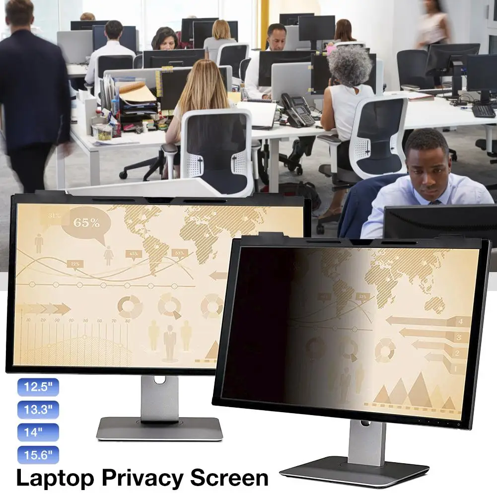 Laptop Privacy Screen Anti-Glare Anti-Scratch Black Security Shield Laptop Monitor Protector for 12.5inch Laptops
Laptop Privacy Screen Anti-Glare Anti-Scratch Black Security Shield Laptop Monitor Protector for 12.5inch Laptops
