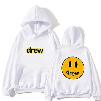 Fashion Hoody Men Justin Bieber The Drew House Smile Face Print Women and Men Hoodies Hip Hop Pullover Winter Fleece 2020 
Fashion Hoody Men Justin Bieber The Drew House Smile Face Print Women and Men Hoodies Hip Hop Pullover Winter Fleece 2020