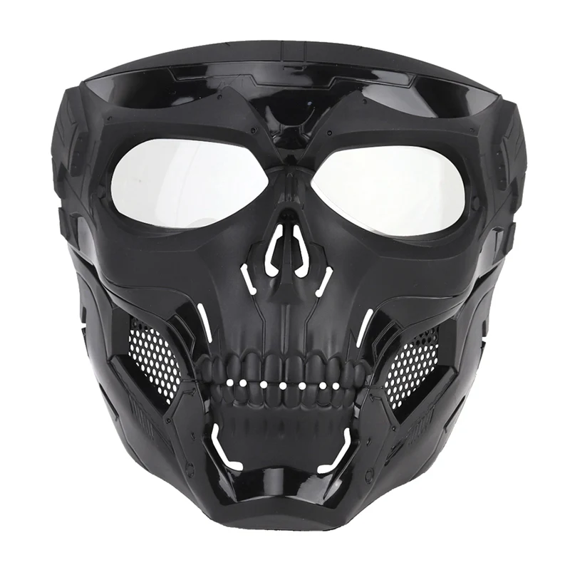 Personality Scary Skull Shape Tactical Mask Durable Impact Resistant Protective Airsoft Mask Halloween Party Cosplay Costumes
Personality Scary Skull Shape Tactical Mask Durable Impact Resistant Protective Airsoft Mask Halloween Party Cosplay Costumes