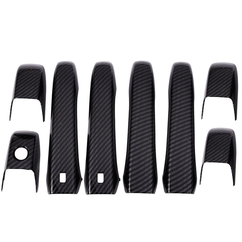 1 Set Weatherproof ABS Door Handle Cover Trim Carbon Fiber Side Smart Door Handle Cover Trim, for Jeep Grand Cherokee Patriot
1 Set Weatherproof ABS Door Handle Cover Trim Carbon Fiber Side Smart Door Handle Cover Trim, for Jeep Grand Cherokee Patriot
