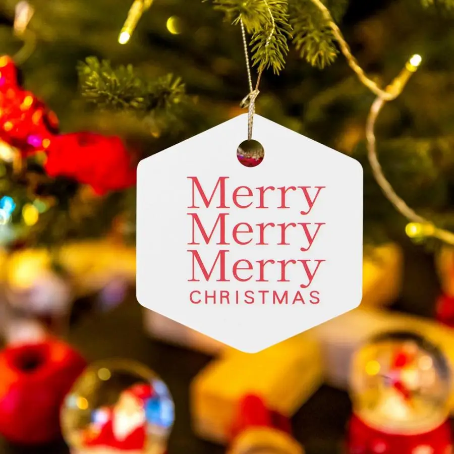 tree home pendant merry christmas tree decoration xmas card gift