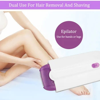 Professional Painless Hair Removal Kit Laser Epilator USB Rechargeable razor Women Body Face Leg Bikini Hand Shaver Hair Remover 
Professional Painless Hair Removal Kit Laser Epilator USB Rechargeable razor Women Body Face Leg Bikini Hand Shaver Hair Remover