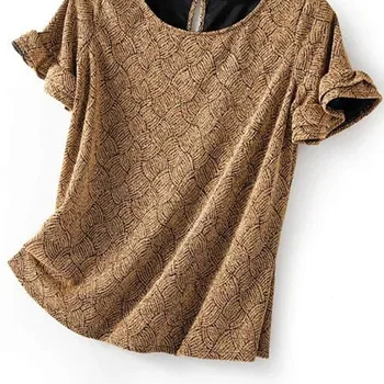 2020 Women Summer Tee Shirt Ruffle Short Sleeve O Neck Bling Backless Hollow Out Office Ladies Casual Sweet T-shirt
2020 Women Summer Tee Shirt Ruffle Short Sleeve O Neck Bling Backless Hollow Out Office Ladies Casual Sweet T-shirt