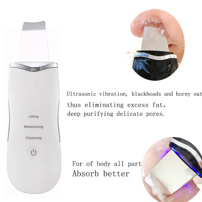 Ultrasonic Scrubber Deep Cleansing Face Scrubber Facial Cleansing Shovel Exfoliating Skin Scraper Peeling Beauty Instrument
Ultrasonic Scrubber Deep Cleansing Face Scrubber Facial Cleansing Shovel Exfoliating Skin Scraper Peeling Beauty Instrument