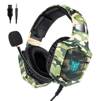 ONIKUMA K8 Gaming Headset With Mic LED Lights Camouflage Stereo Active Noise Headphones Wired Headset For PS4 XBox One PC Laptop
ONIKUMA K8 Gaming Headset With Mic LED Lights Camouflage Stereo Active Noise Headphones Wired Headset For PS4 XBox One PC Laptop