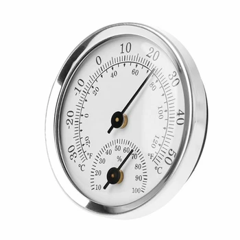 Wall Mounted Thermometer & Hygrometer Indoor Analog Monitor Compact House Office For Measure Thermometer Timer Kitchen Tools
Wall Mounted Thermometer & Hygrometer Indoor Analog Monitor Compact House Office For Measure Thermometer Timer Kitchen Tools