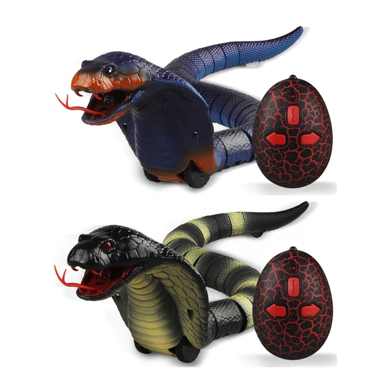 Remote control snake cobra toy animal trick scary prank toy simulation animal snake
Remote control snake cobra toy animal trick scary prank toy simulation animal snake