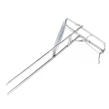 Stainless Fishing Rod Holder Rack with Automatic Tip-Up Hook Setter Double Spring ALS88
Stainless Fishing Rod Holder Rack with Automatic Tip-Up Hook Setter Double Spring ALS88