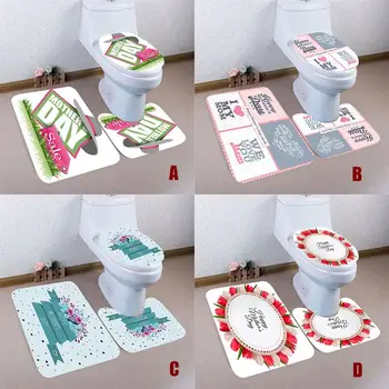 Ouneed 3pcs/set Non-Slip Creative Flowers Mother's Day Pattern Bathroom Bathtub Rug + Lid Toilet Cover+Bath Floor Mats Drop Ship
Ouneed 3pcs/set Non-Slip Creative Flowers Mother's Day Pattern Bathroom Bathtub Rug + Lid Toilet Cover+Bath Floor Mats Drop Ship