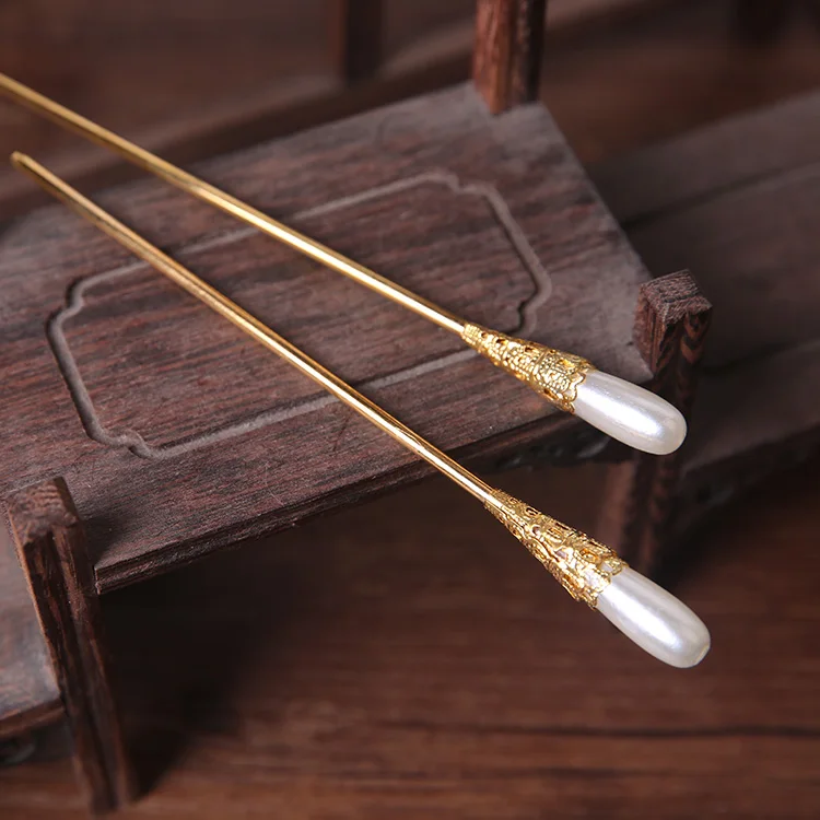 Classical Chinese Style Cheongsam Hanfu Kanzashi Classical Hairpin Pearl Hair Stick Daily Headdress Teen Girl Ancient Decoration
Classical Chinese Style Cheongsam Hanfu Kanzashi Classical Hairpin Pearl Hair Stick Daily Headdress Teen Girl Ancient Decoration