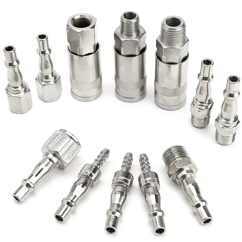 Hot Sale 12pcs Air Line Hose Compressor Fitting Connector Quick Release Set 1/4 3/8 BSP AT360
Hot Sale 12pcs Air Line Hose Compressor Fitting Connector Quick Release Set 1/4 3/8 BSP AT360