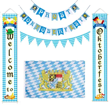 The Munich Oktoberfest Event Party Decorations Beer Flag Door Hanging Ceiling Pedant Swirls Meadow Durable Material
The Munich Oktoberfest Event Party Decorations Beer Flag Door Hanging Ceiling Pedant Swirls Meadow Durable Material